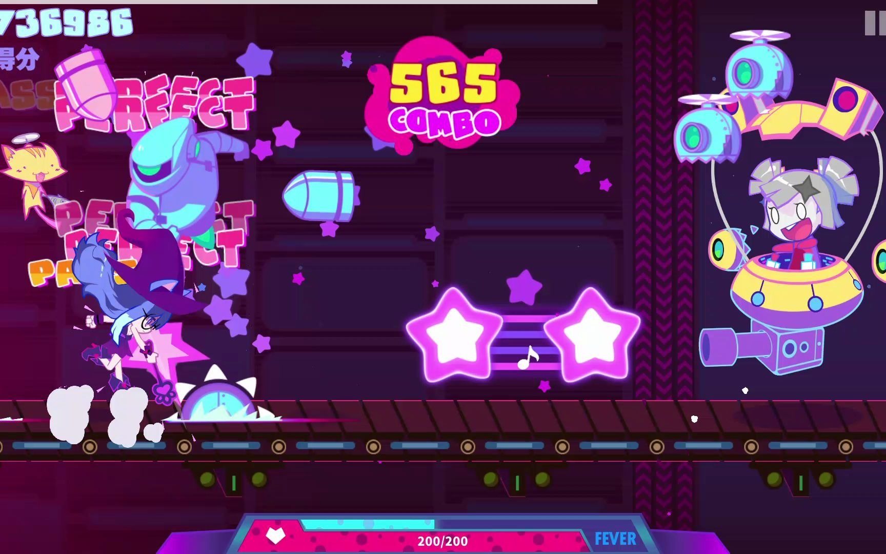 喵斯快跑 muse dash 无人区大触 100%perfect&combo 131万分 爽就完了