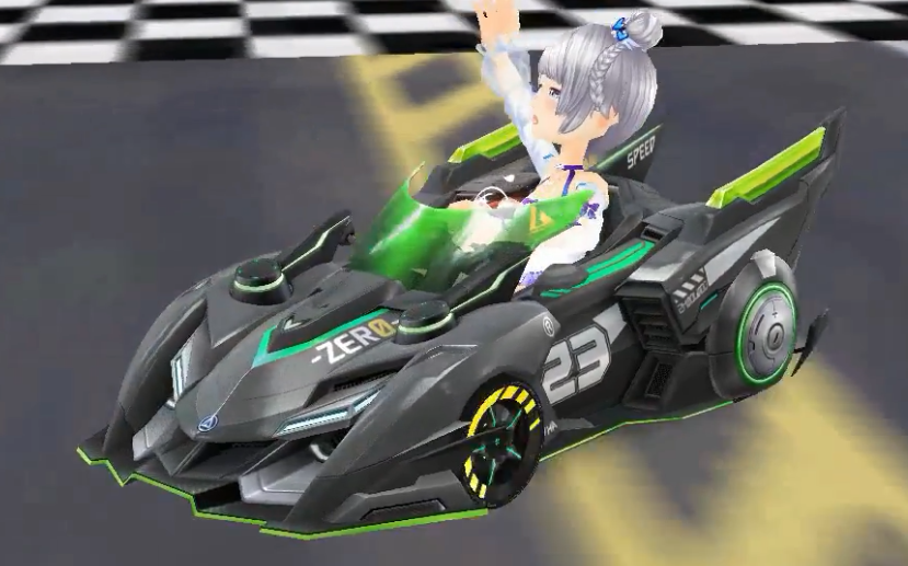 qq飞车:绝版b车第21期雷蛇鼠标配色——逆鳞风斩