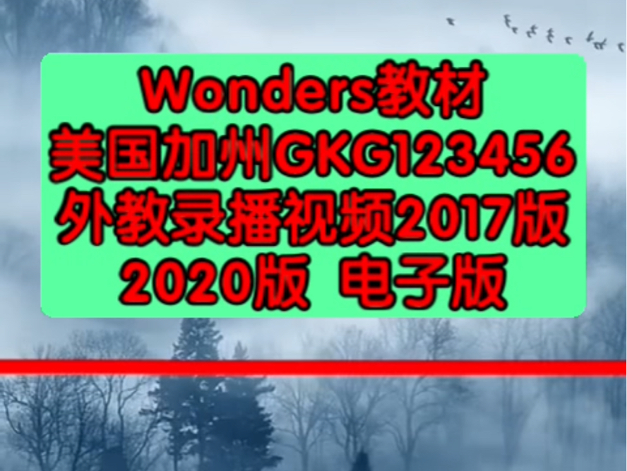 [图]wonders教材美国加州英语文学精泛读练习册单词汇幼儿启蒙英语