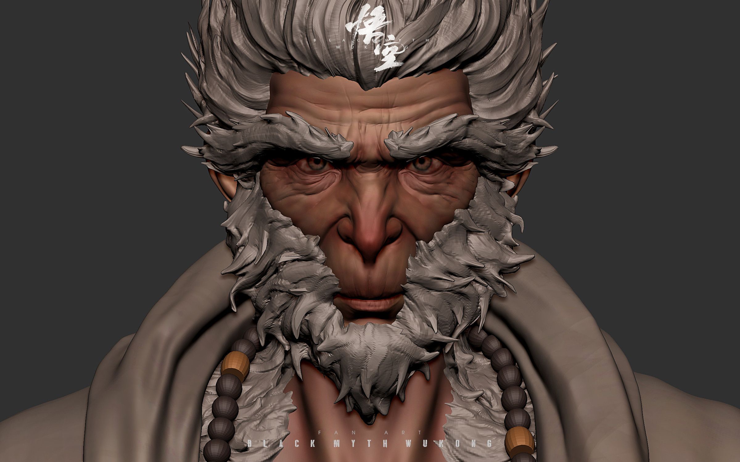 《黑神话:悟空》高燃!zb爆肝还原悟空3d模型 可以去应聘嘛?(下)