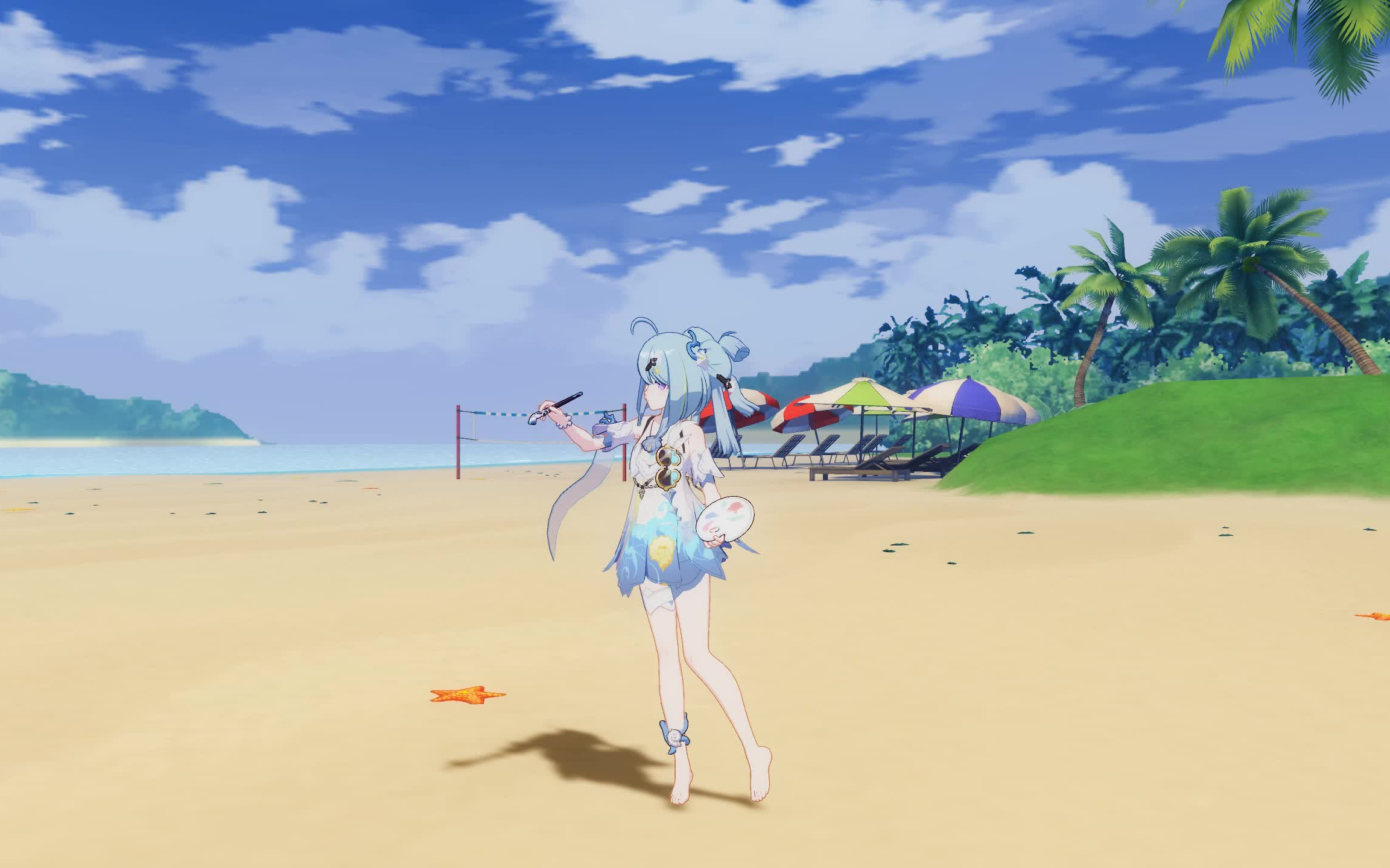 格蕾修泳装好可爱呀,嘿嘿嘿000000