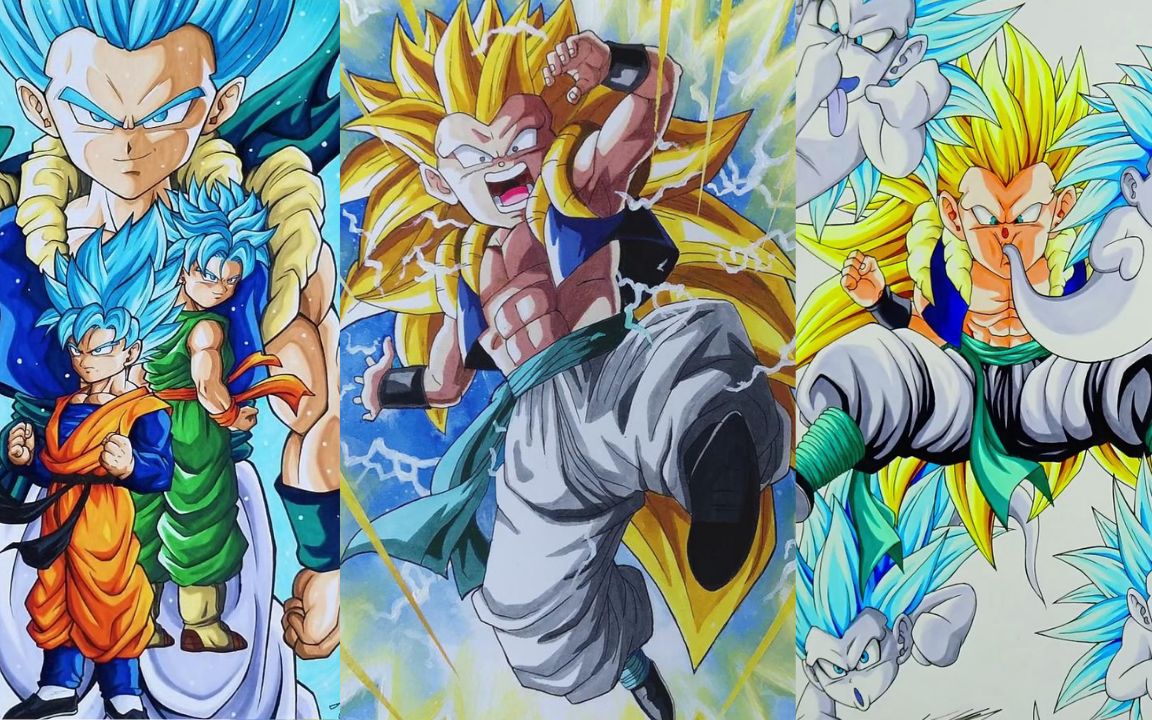 五大外网手绘大神笔下的七龙珠悟天克斯