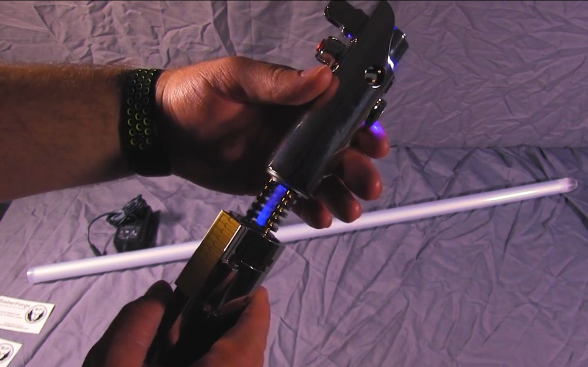 【光剑模玩演示】洋玩家tds studios评测saber forge出品断手水晶光剑