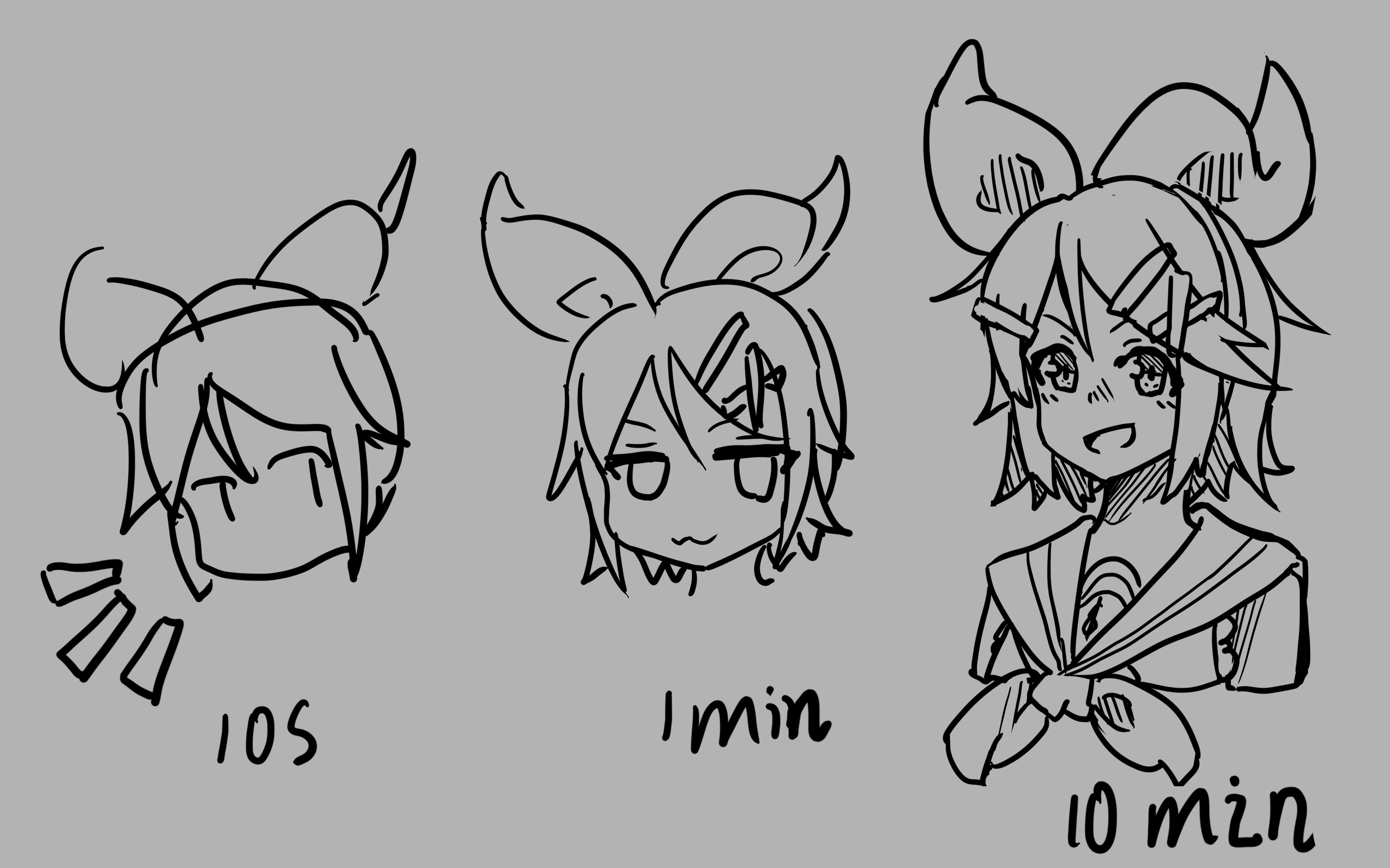 十分钟挑战啦 皓际の日常绘画_哔哩哔哩 (゜-゜)つロ 干杯~-bilibili