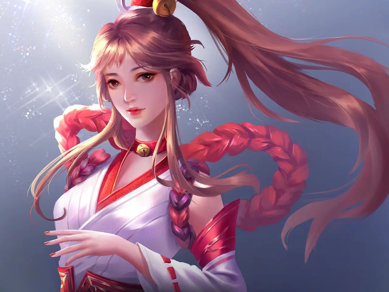 王者荣耀伽罗花见巫女替换杰克mod
