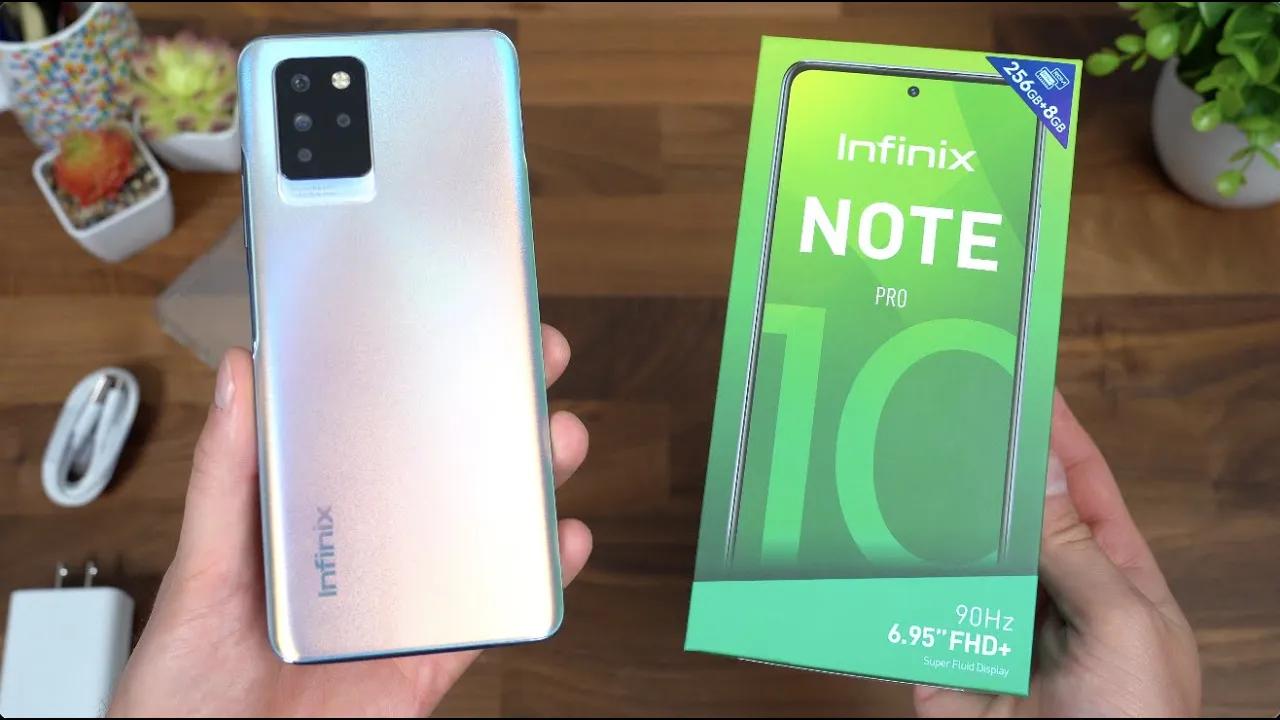 infinix note 10 pro unboxing and hands on! 0116