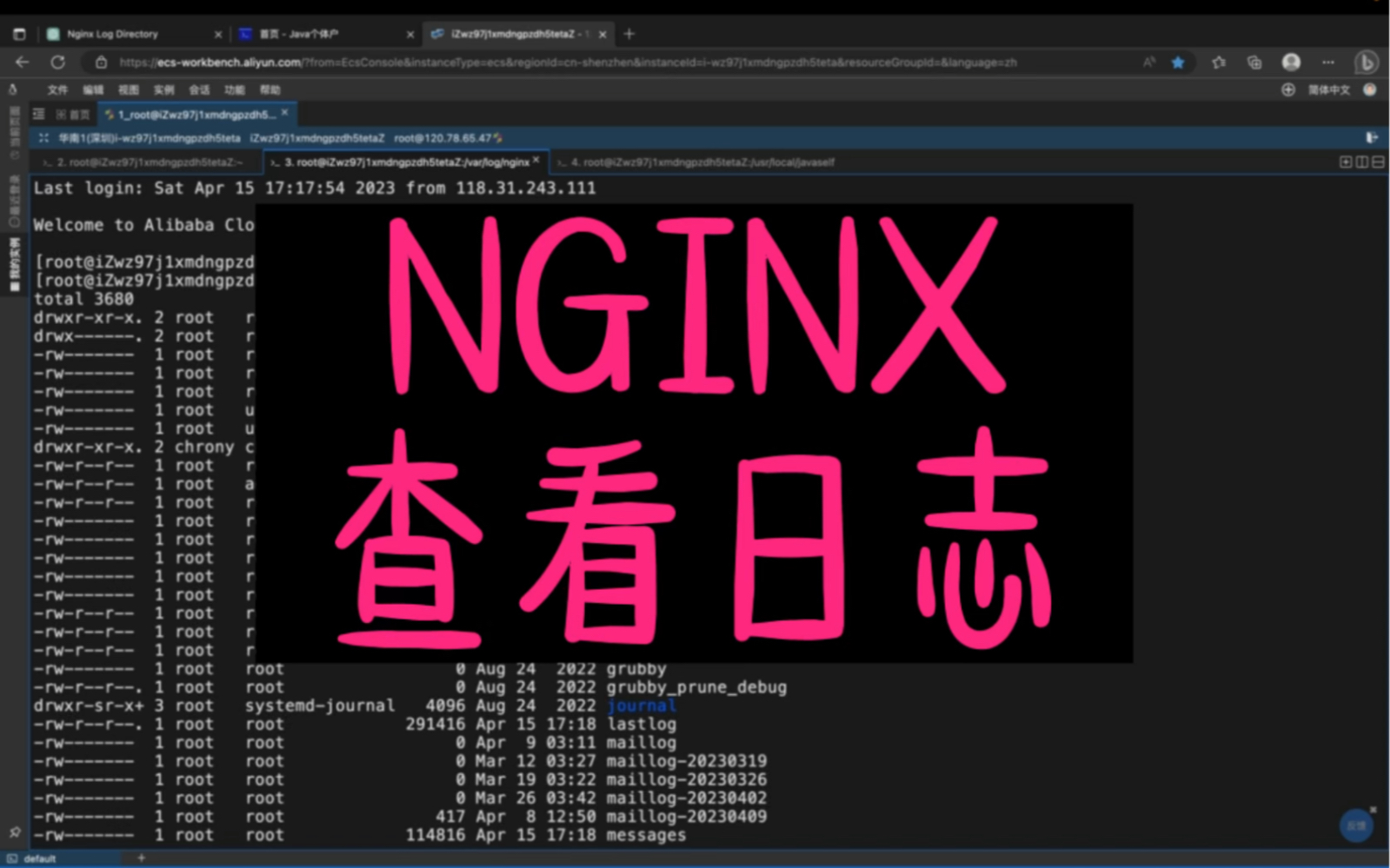 NGINX如何查看日志?哔哩哔哩bilibili