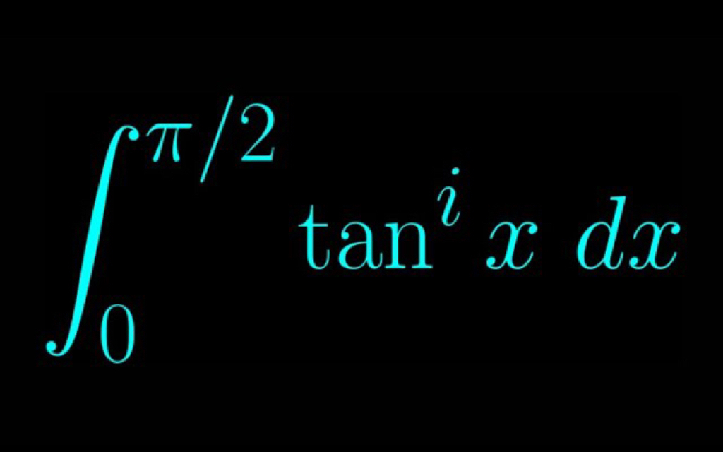 [图]【Maths 505】我对 MichaelPennMath 的疯狂的积分的看法：从0到pi/2 tan^i (x) 的积分