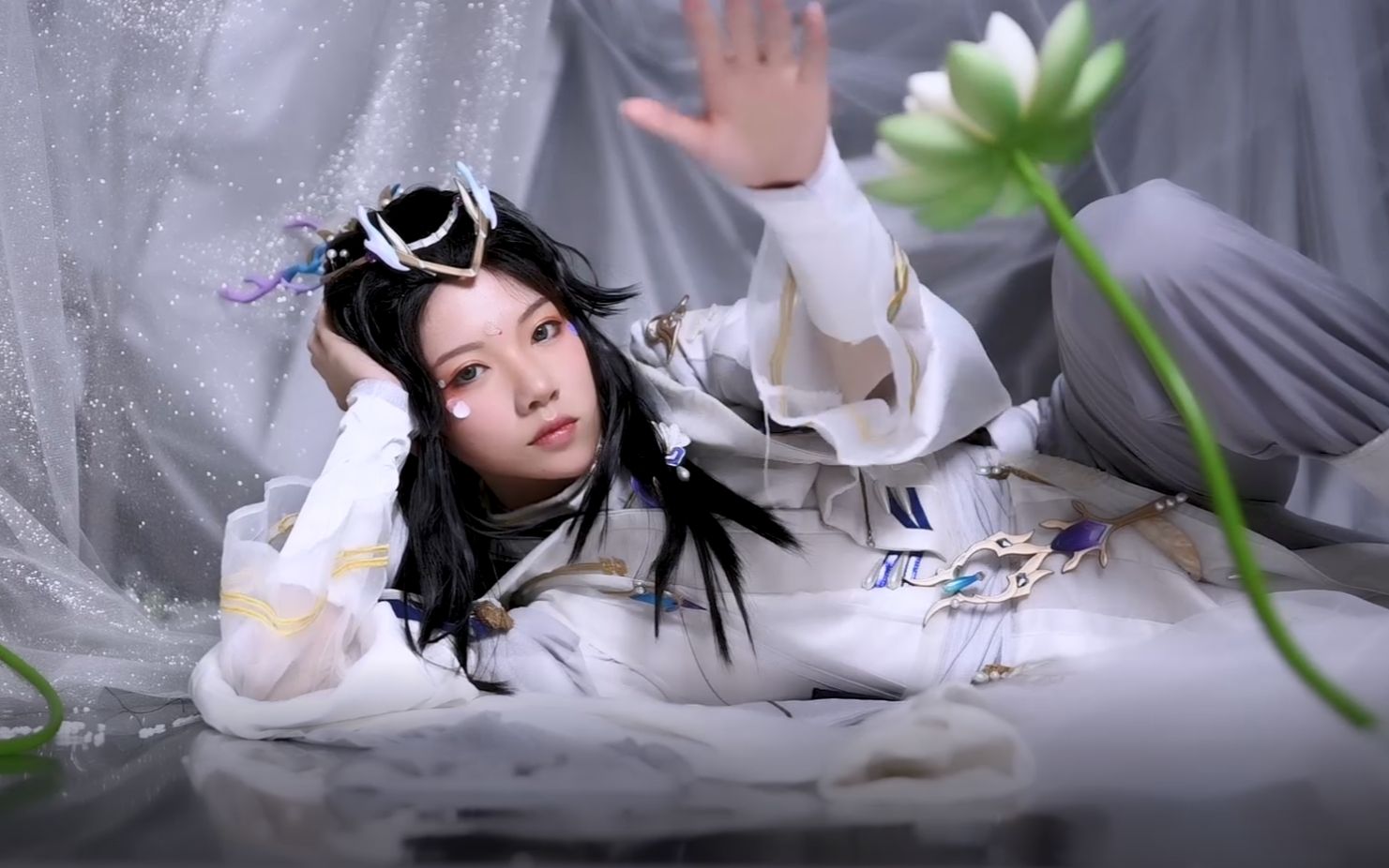 剑三蓬莱 伞太 cos拍摄花絮