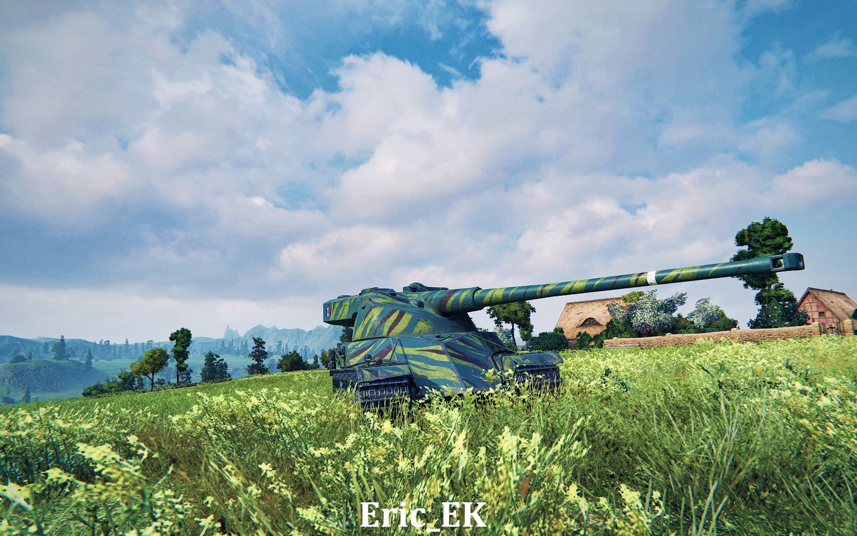 坦克世界amx50120残局1v4翻盘把妹6000输出韦斯特菲尔德