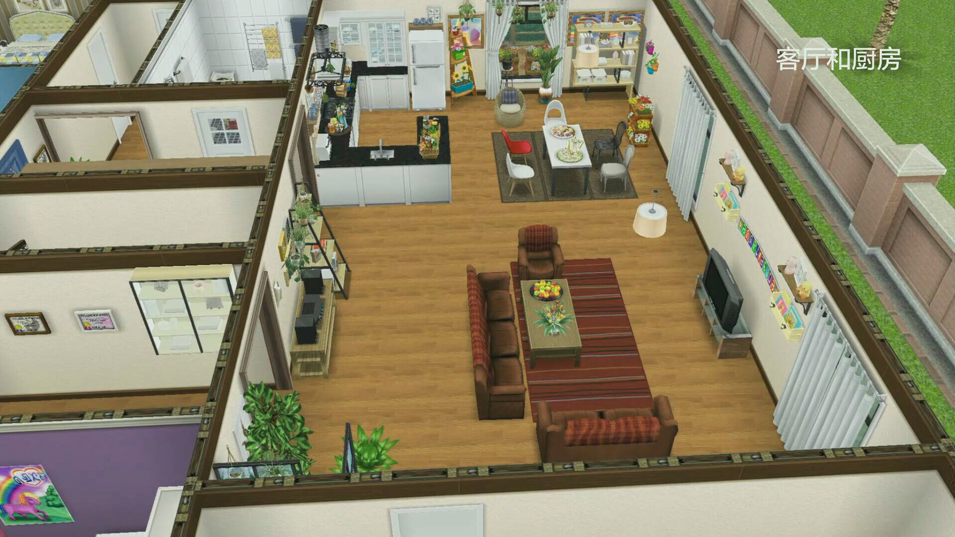 模拟人生畅玩版家有儿女第一部的房子