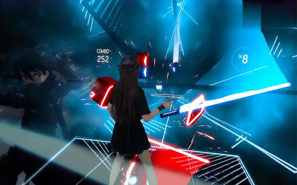 [图]【Beat Saber】超帅！节奏光剑环太平洋主题曲挑战世界前五十星爆弃疗斩！！！