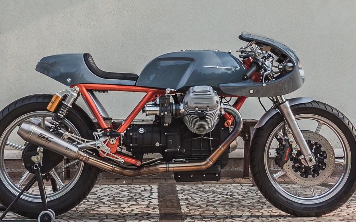 摩托古兹 1000sp cafe racer风格复古摩托车by fuchs workshop