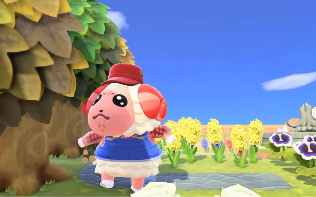 【动森】茶茶丸被艳后气得跺jiojio