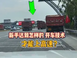 Download Video: 新手上路达到什么样的水平，才能上高速？老司机现场讲解