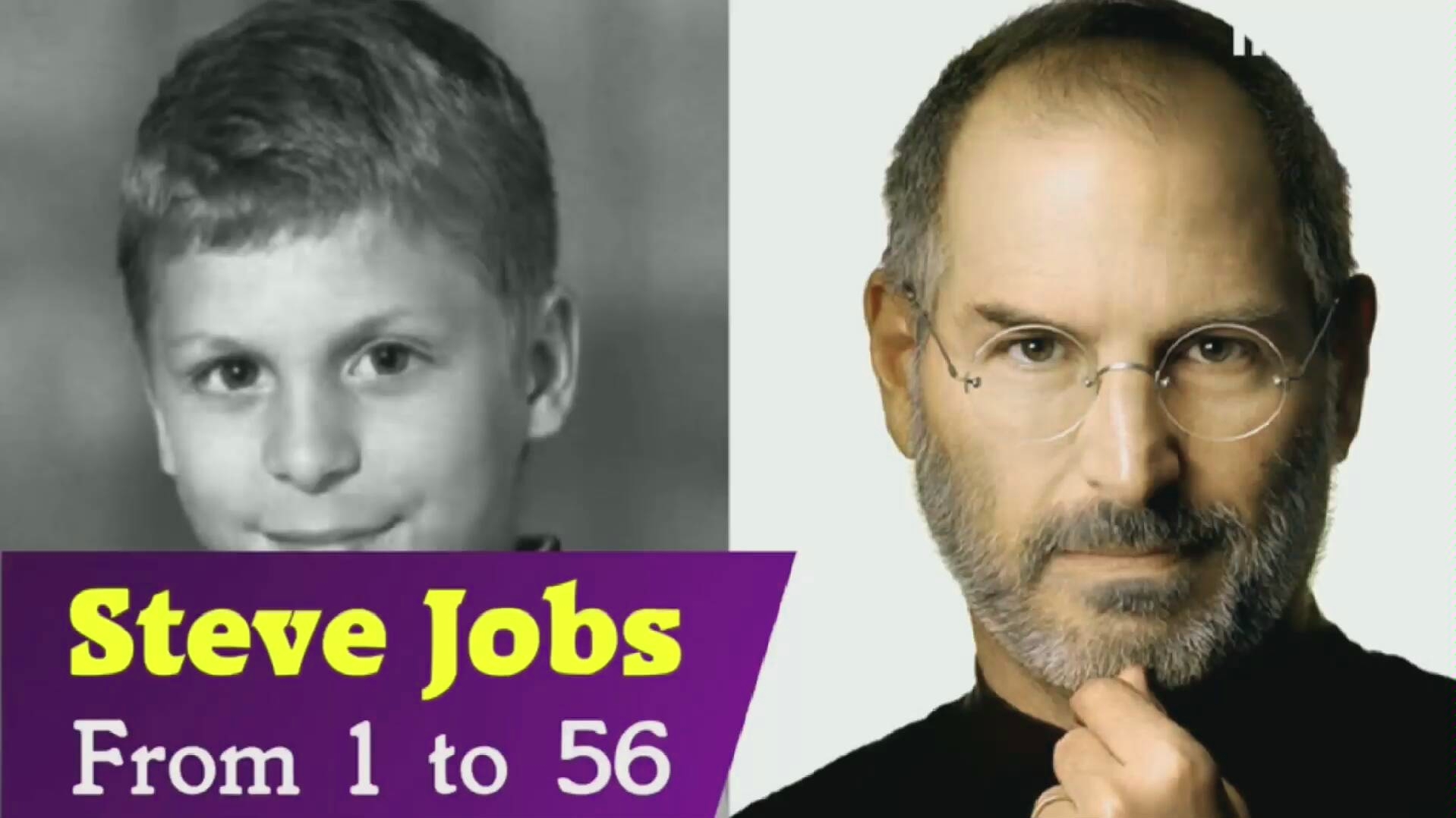 Steve Jobs 史蒂夫ⷮŠ乔布斯1到56岁的变化哔哩哔哩bilibili