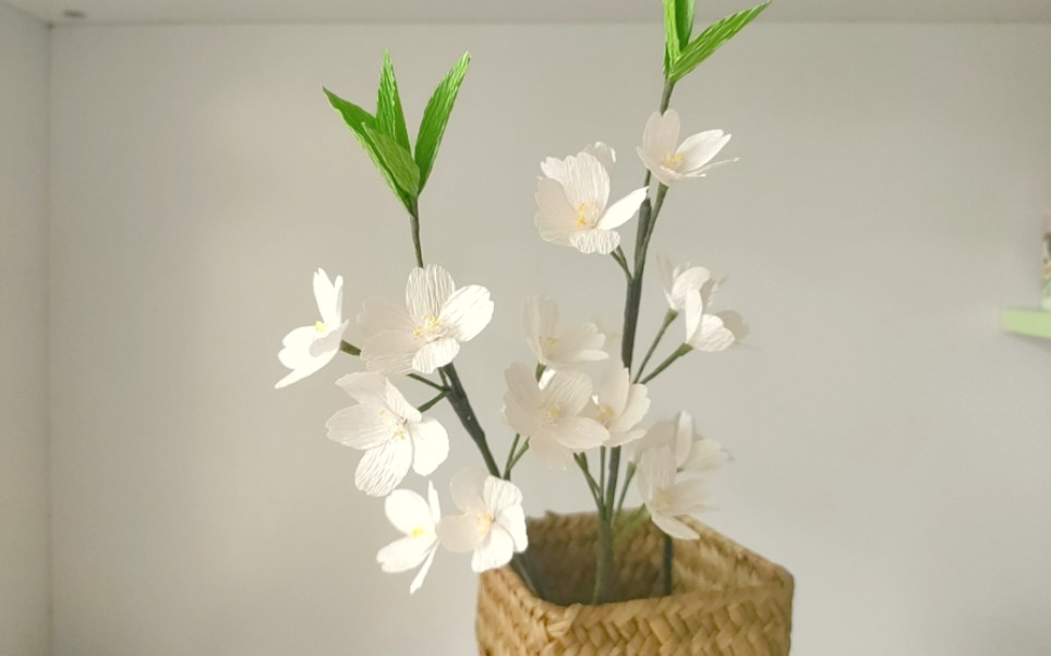 皱纹纸樱花教程啊啊啊啊啊终于拍了第二个教程