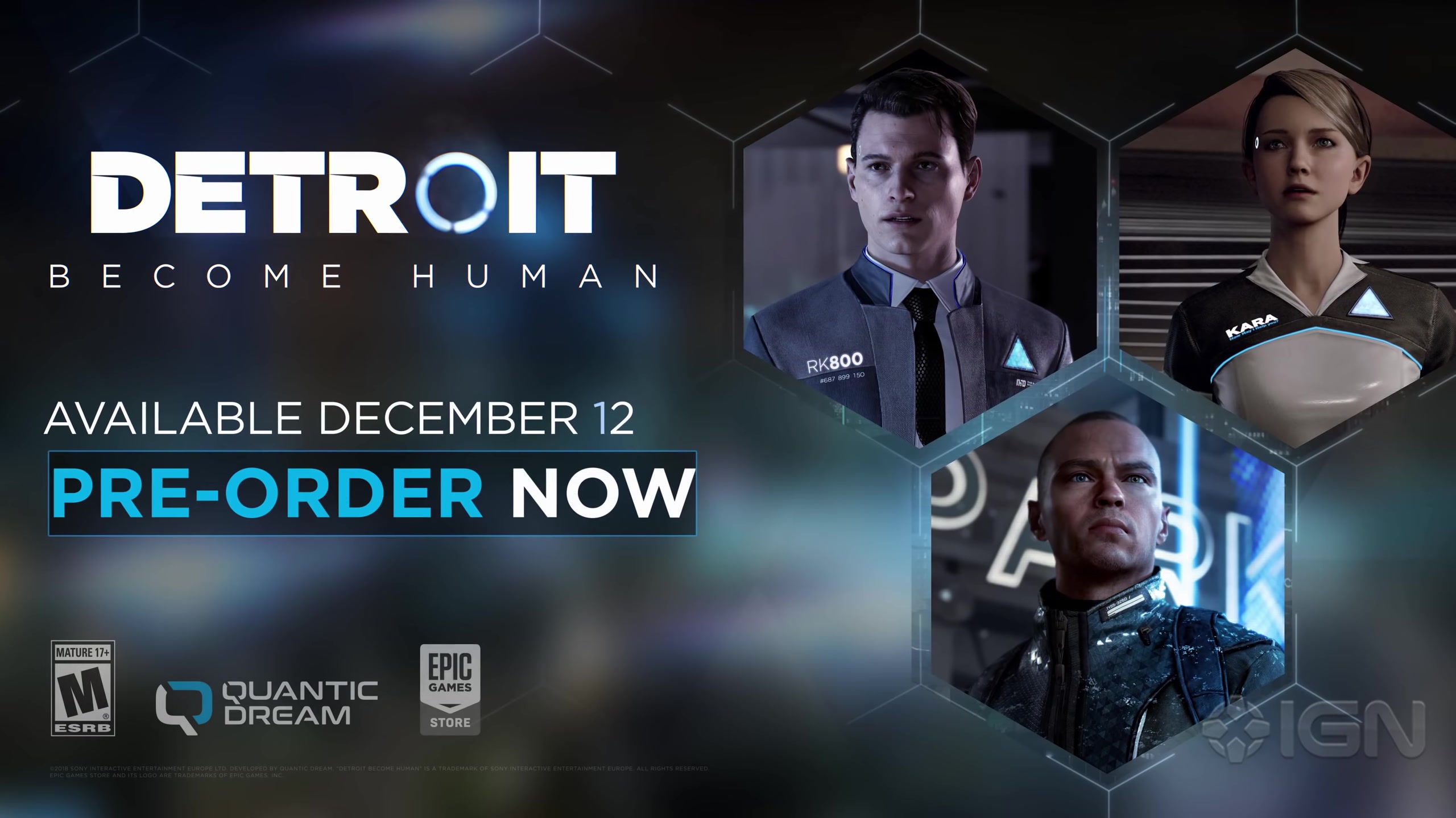 《底特律:变人》即将登陆pc!12月12日发售!