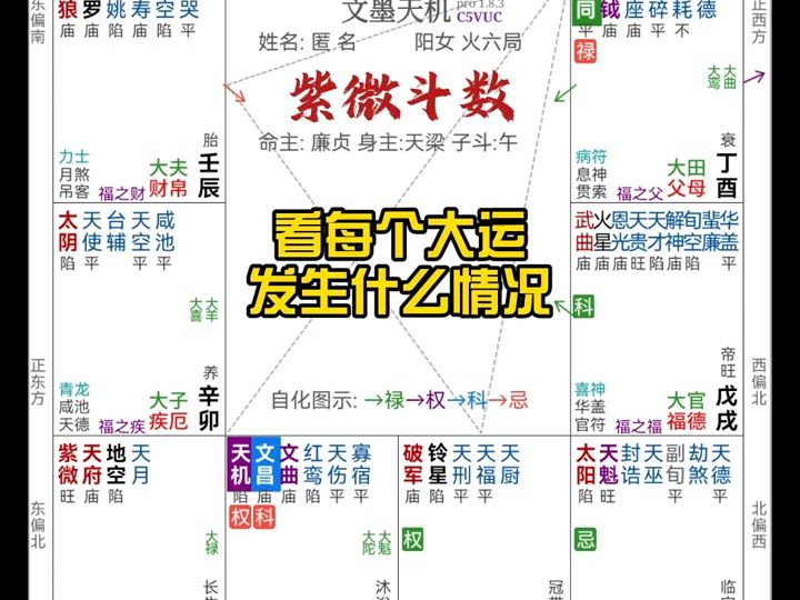 看每个大运,紫微斗数实战学员命盘教学哔哩哔哩bilibili