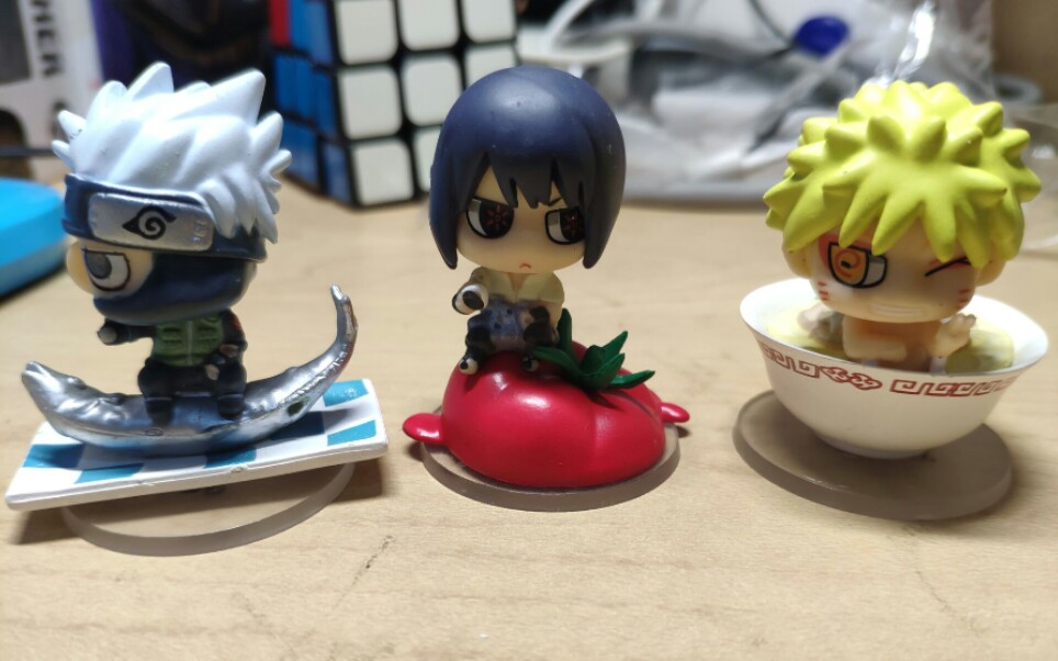 国产火影忍者蚊香眼手办开箱