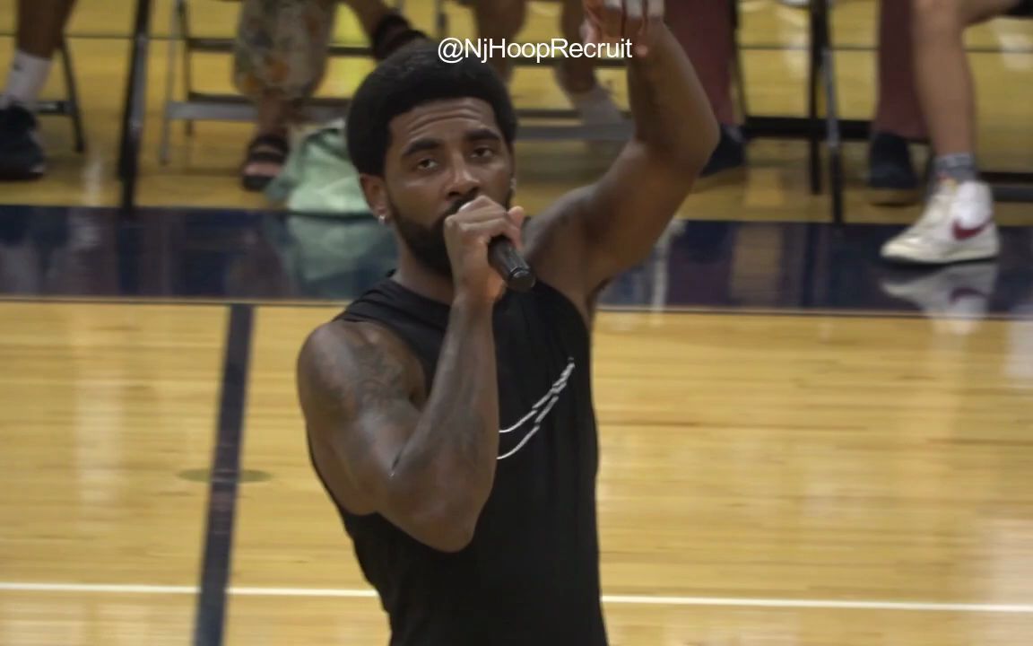 [图]欧文现身新泽西最新训练局：KYRIE Shines in NJ Homecoming!??