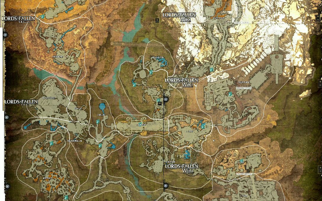 堕落之主(lords of the fallen)超大世界地图