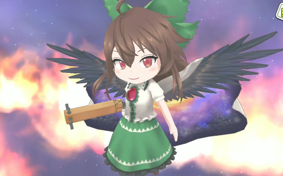 东方大炮弹 灵乌路空符卡大招动画_哔哩哔哩_bilibili