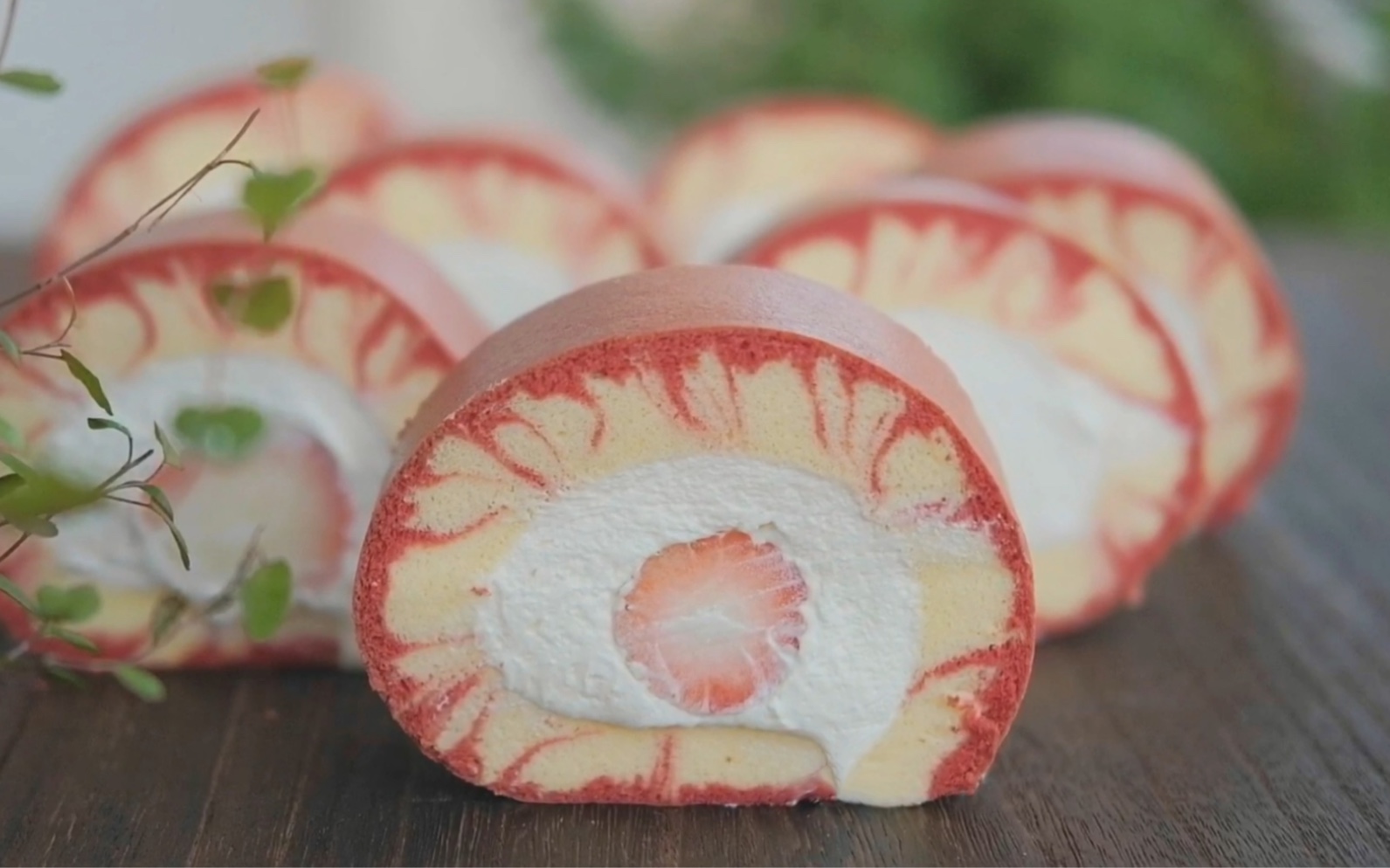 新年甜品6015红丝绒旋风蛋糕卷7515柔软不开裂