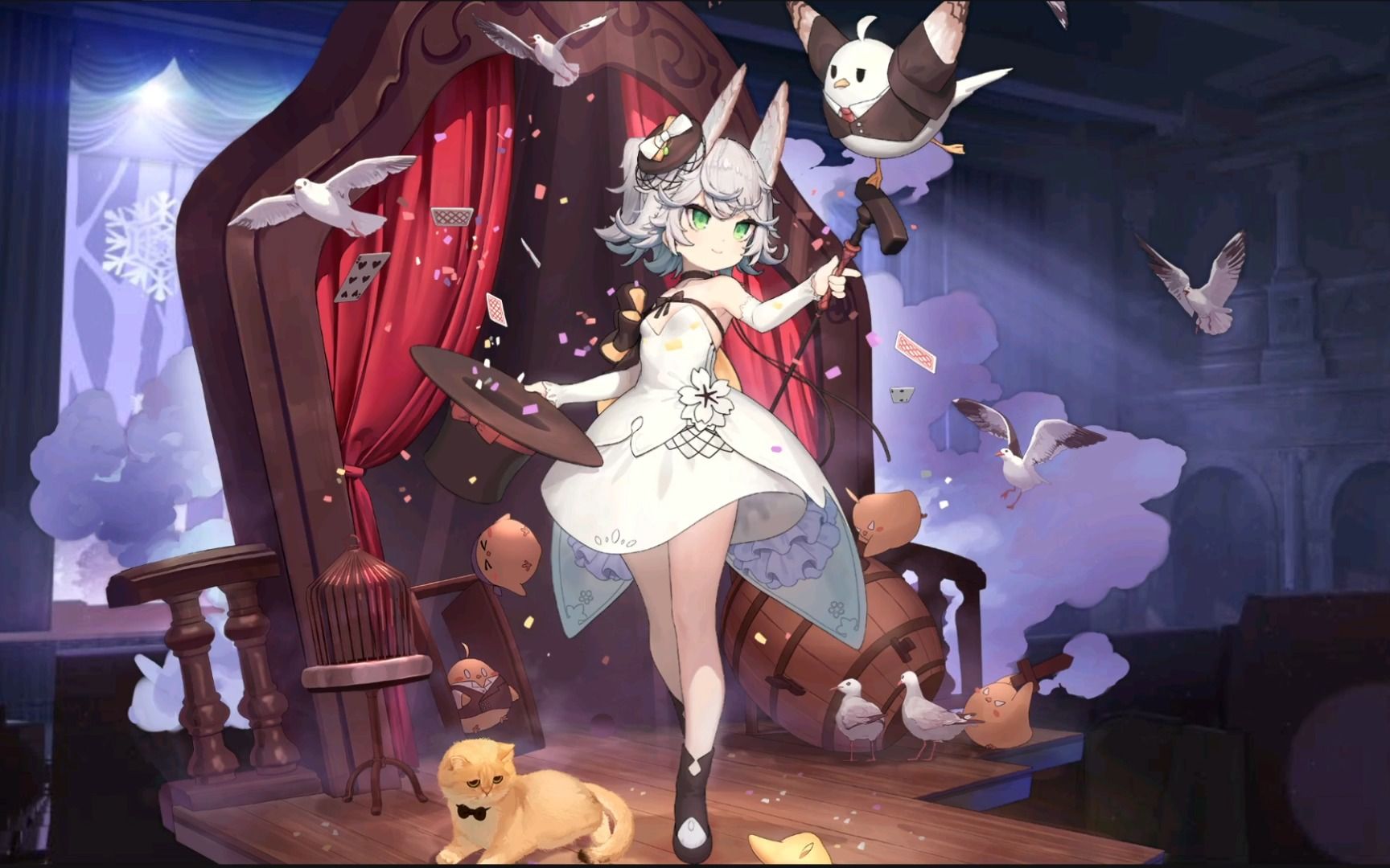 【碧蓝航线】苝(北风)换装「鸽子与魔法之夜」