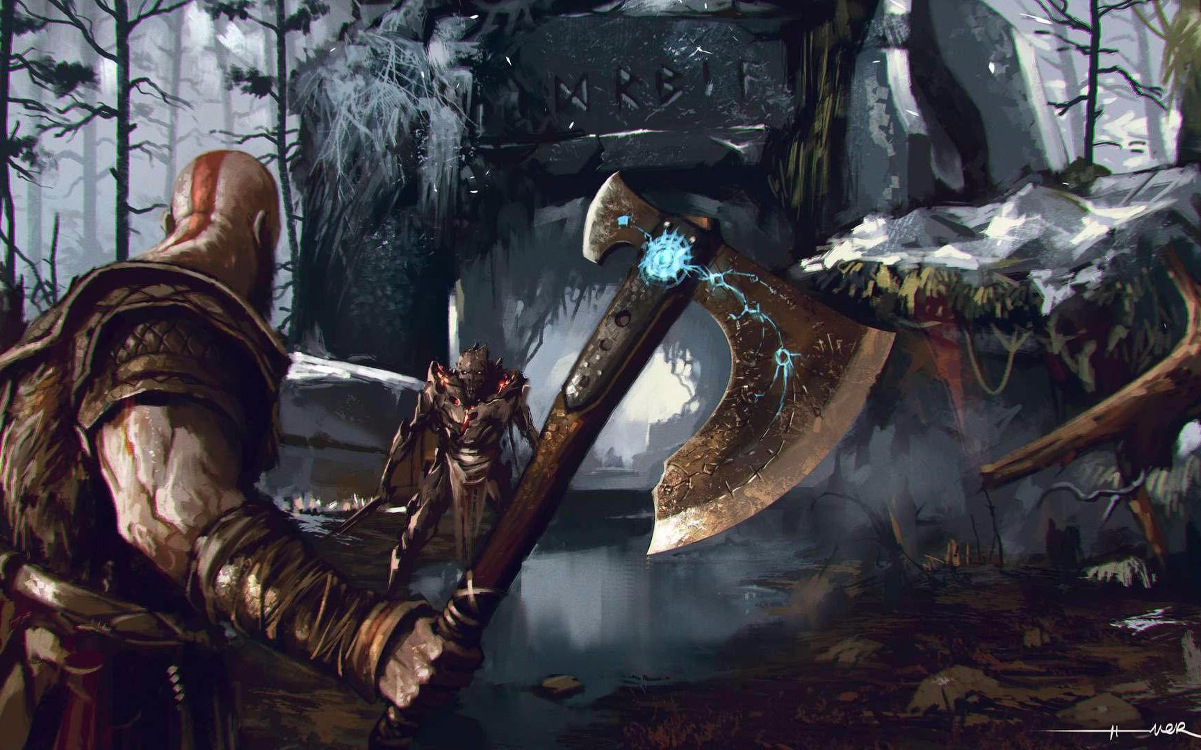 战神4(2017)游戏demo:奎爷回归!