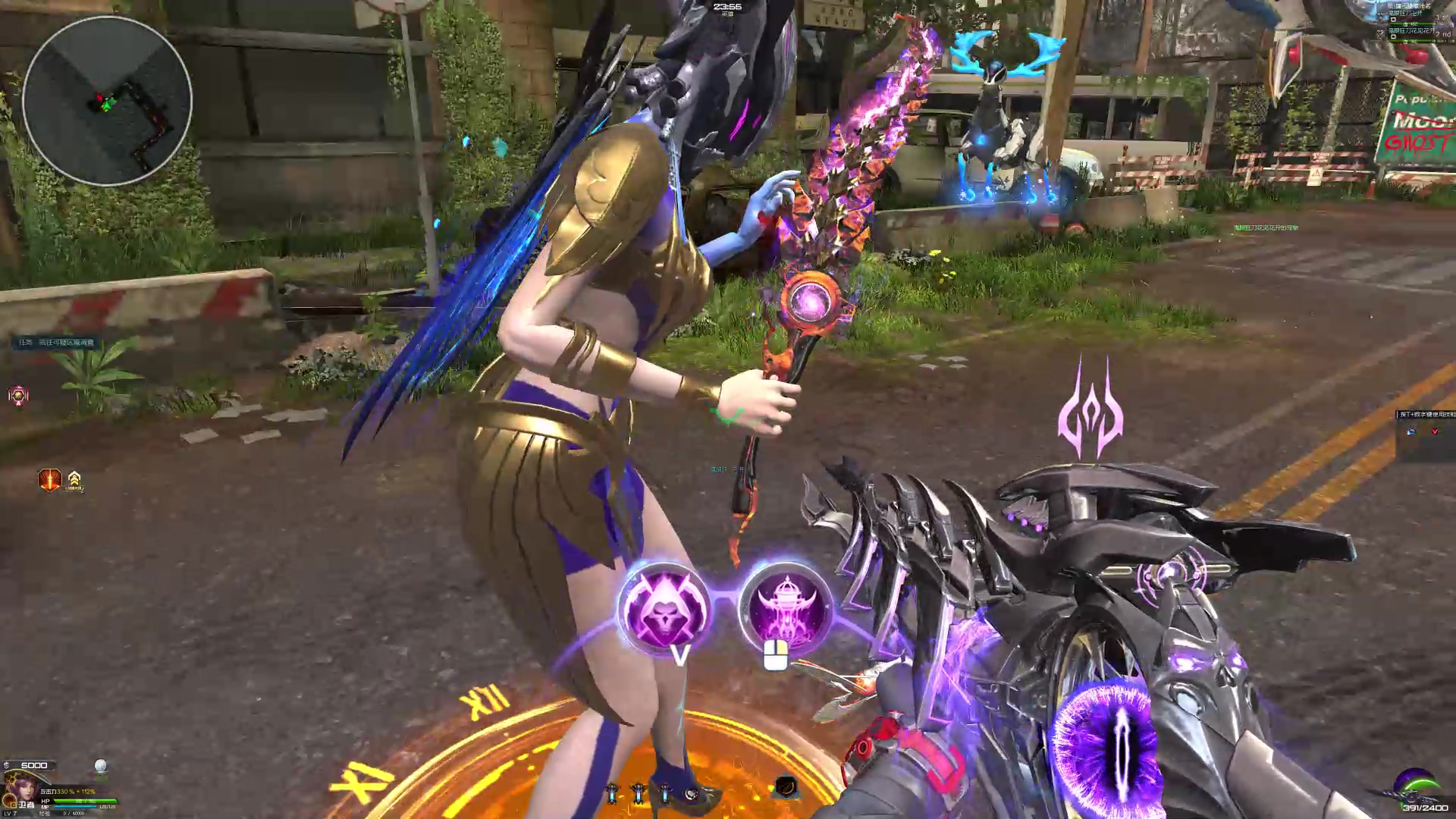 逆战创世近身武器皮肤不错