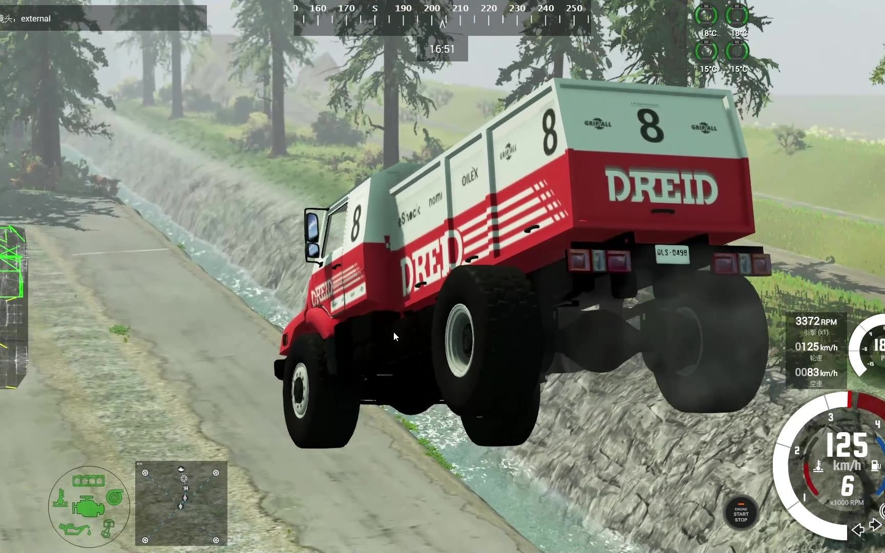 BeamNG.drive障碍赛道测试39