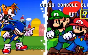 Descargar video: FNF模组 New Super Mario Bros Funk Mix Cross Console Clash