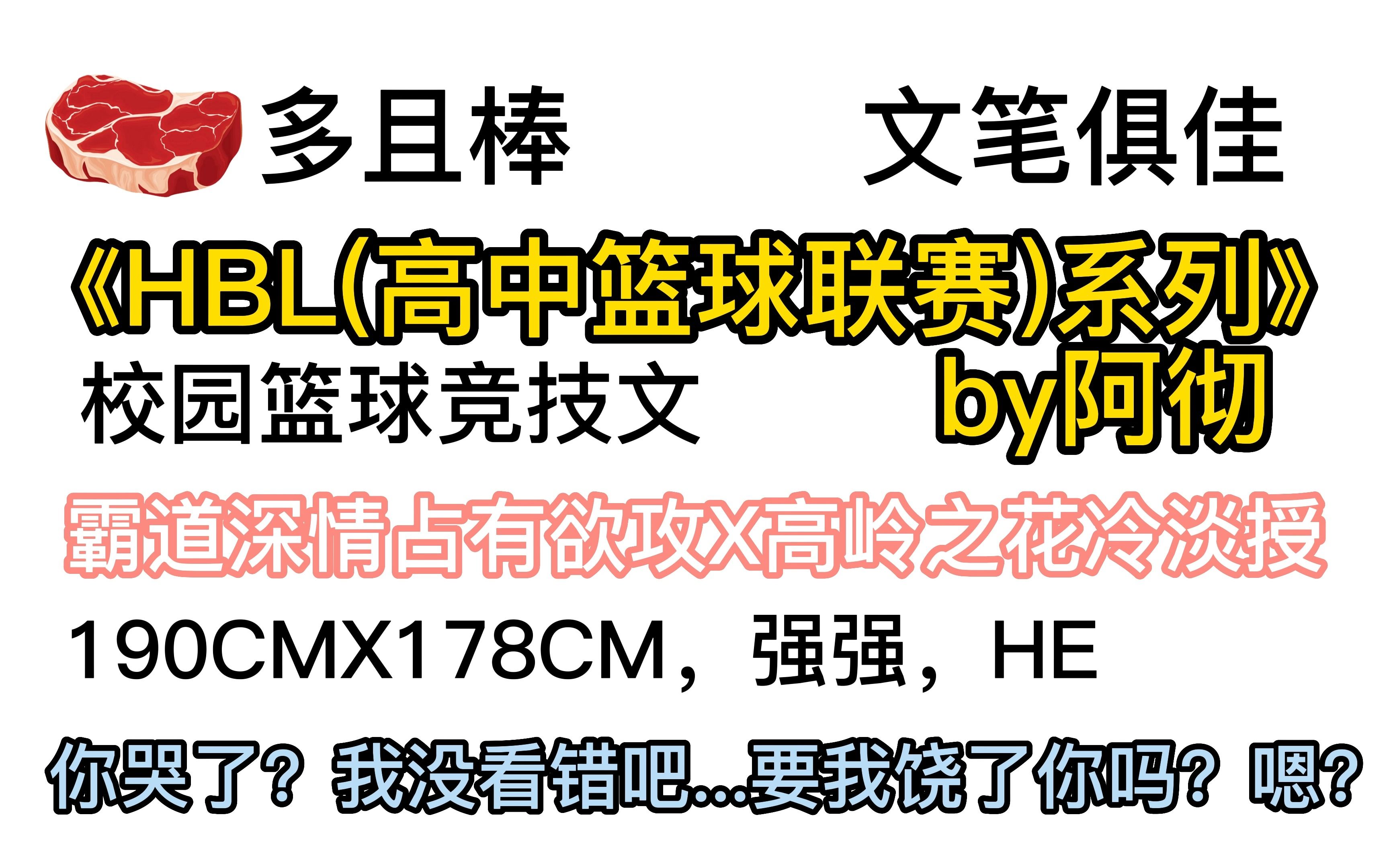 [图]《HBL(高中篮球联赛)系列》by阿彻，校园篮球竞技文，这篇文是多少人的青春啊！脾气坏醋劲大攻X责任心巨强授，占有欲和用情至深的矛盾拉锯