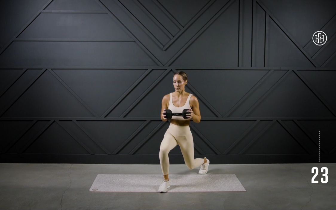 【塑形】30分哑铃臀腿训练,紧致大腿,提升臀线,一月体脂率减10%