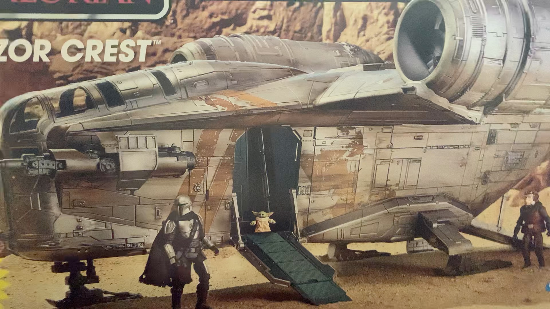 孩之宝众筹曼达洛人飞船剃刀号开箱之一