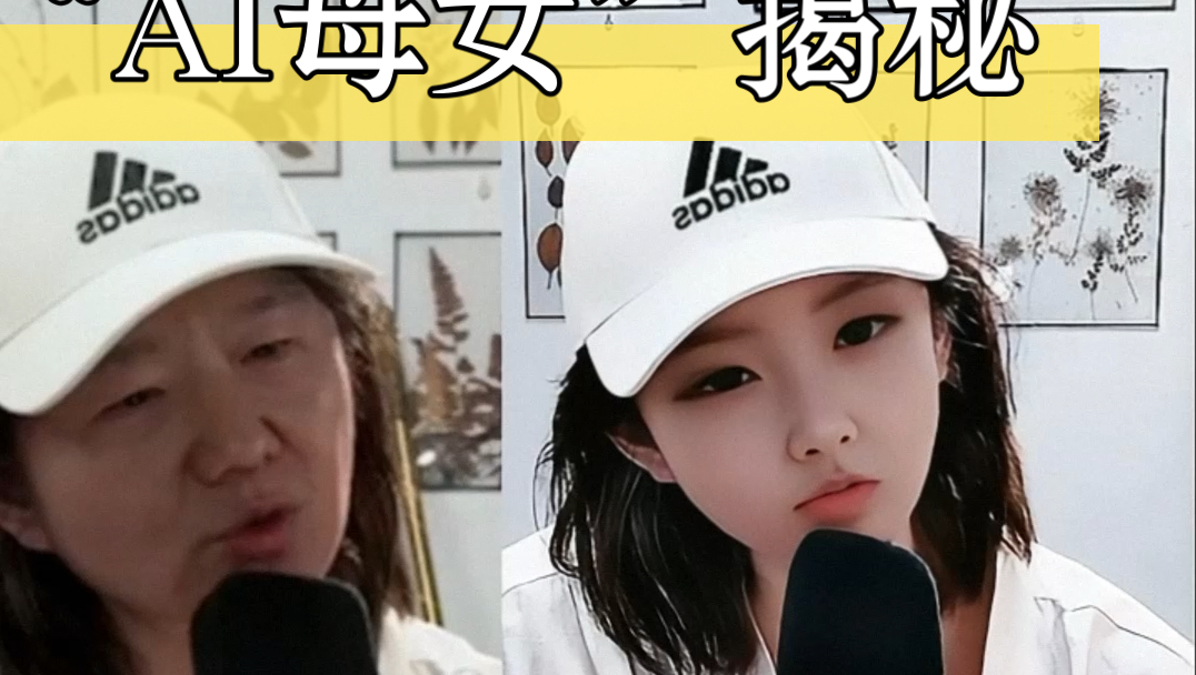 “AI母女”上线,左边是岁月痕迹,右边是AI奇迹?ai与变老特效大揭秘,教你学会识别与预防AI换脸AI变声诈骗!哔哩哔哩bilibili