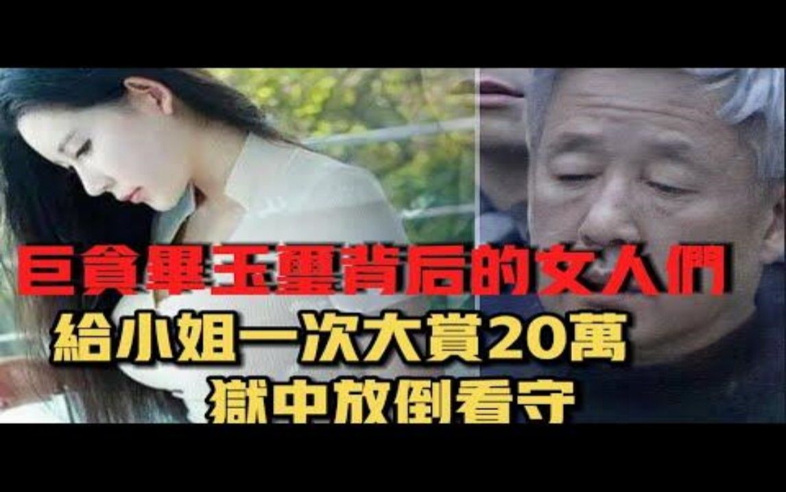 重案实录巨贪毕玉玺背后的女人们,给小姐一次打赏20万哔哩哔哩bilibili