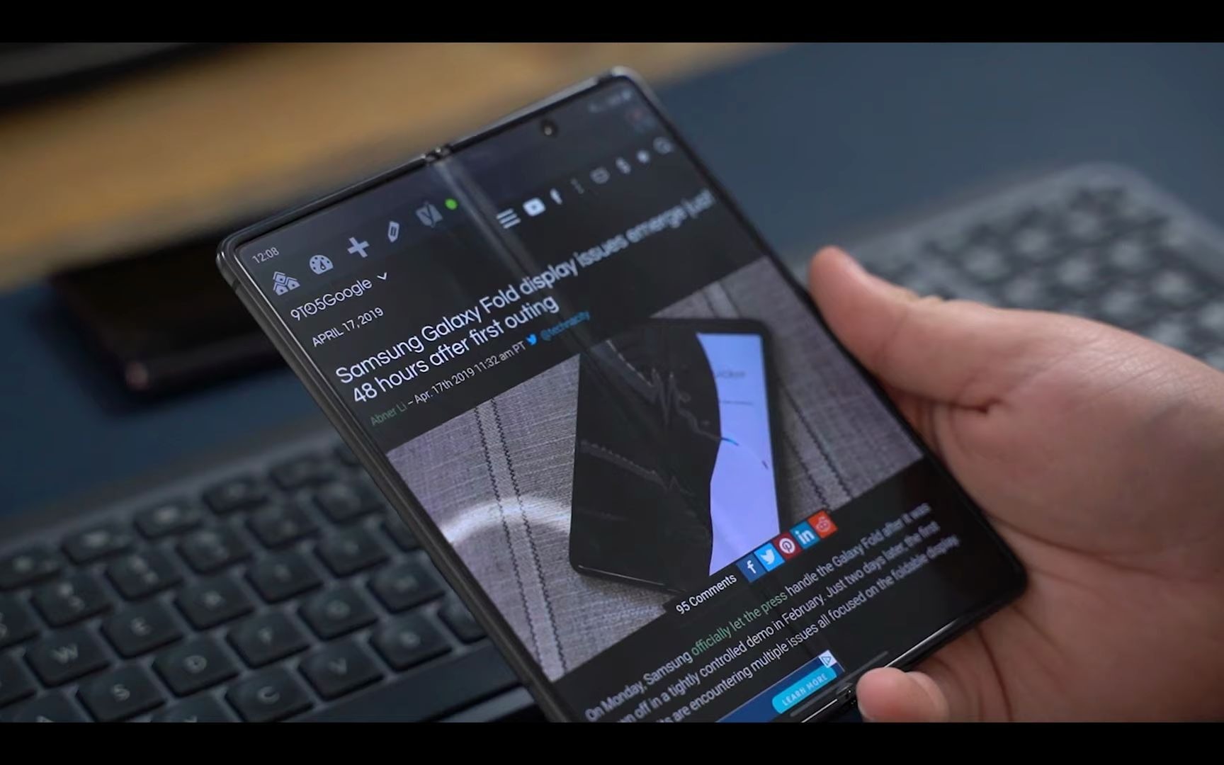 【手机测评】三星galaxy z fold 2 折叠屏手机测评_哔哩哔哩_bilibili