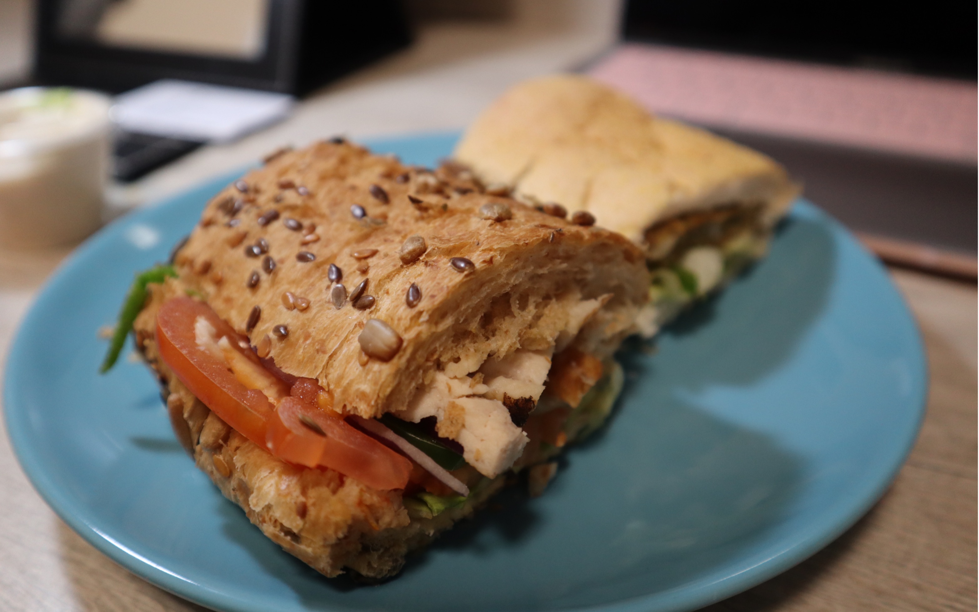 英国版subway三明治 粥