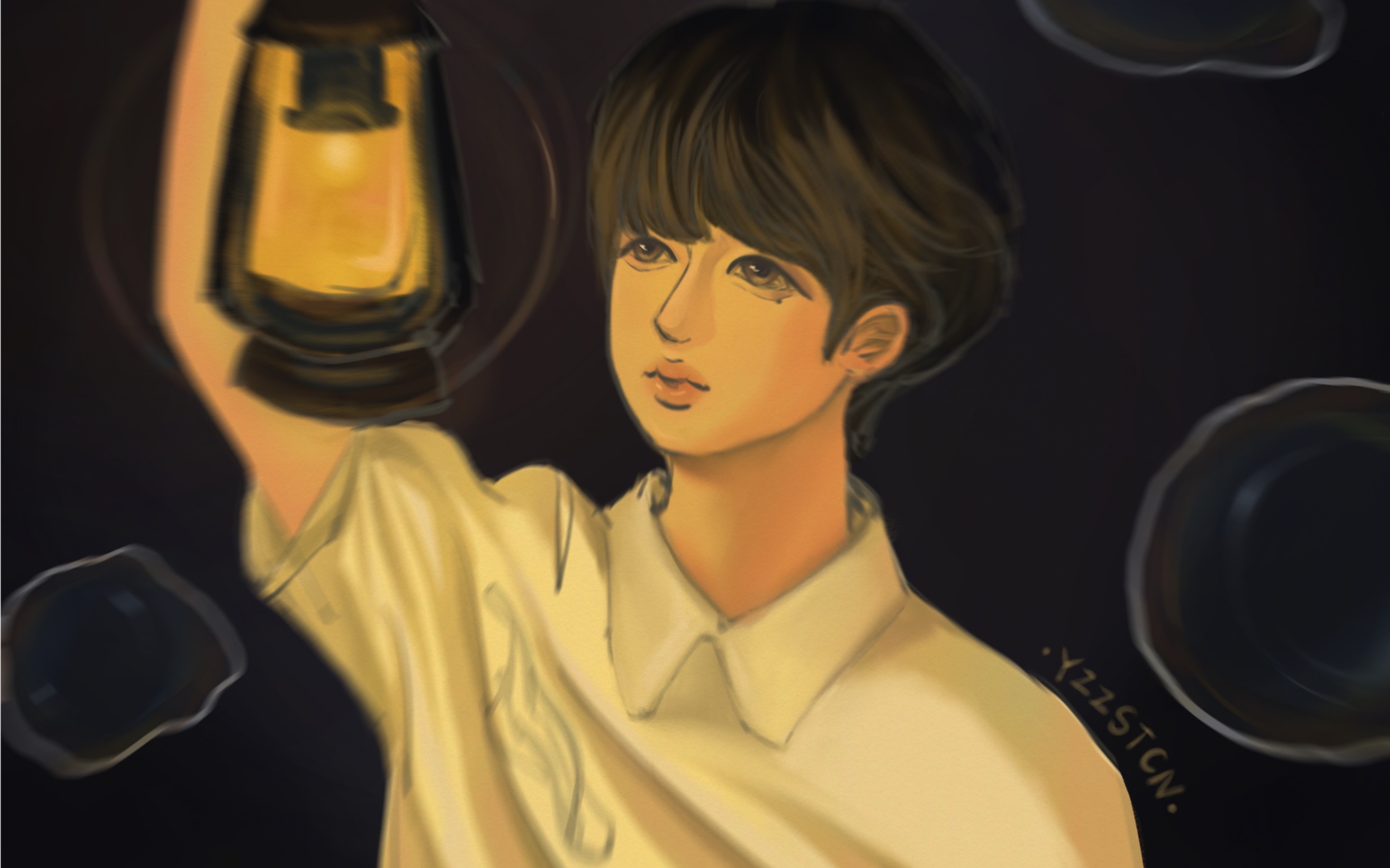 刘宇procreate过程神明少年