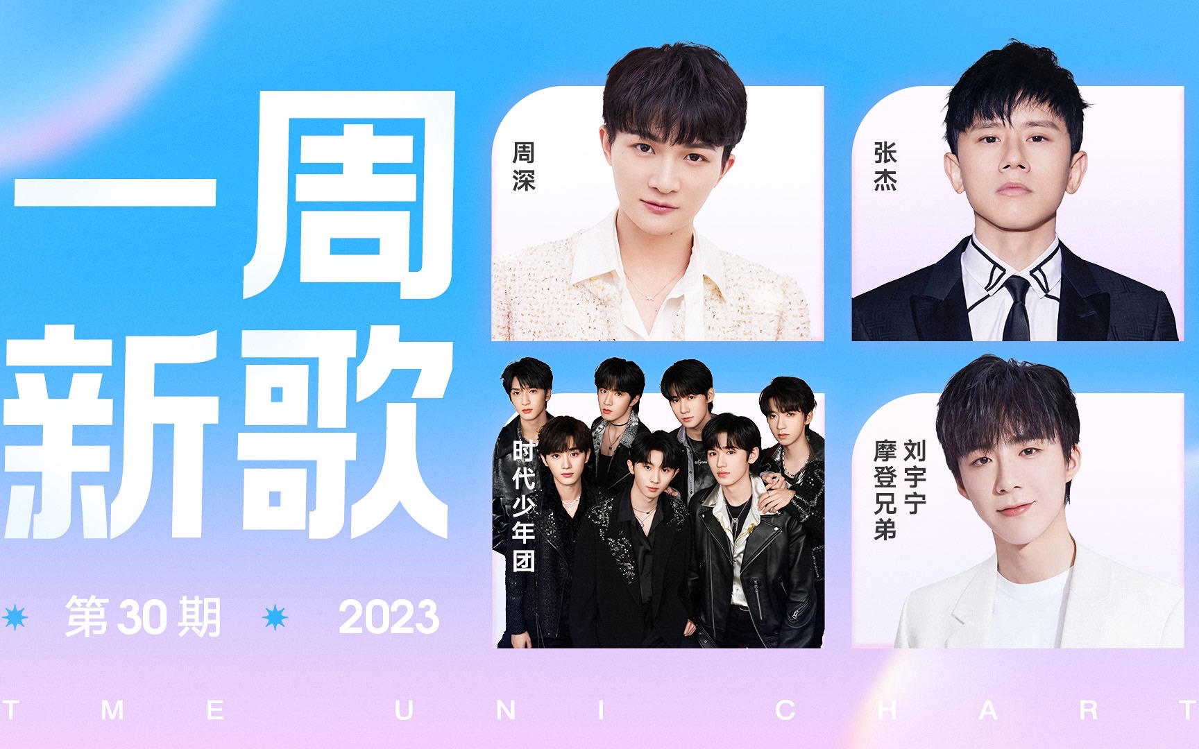 【新歌推荐】时代少年团《躺着真舒服》拿下top3,张杰周深新歌上榜