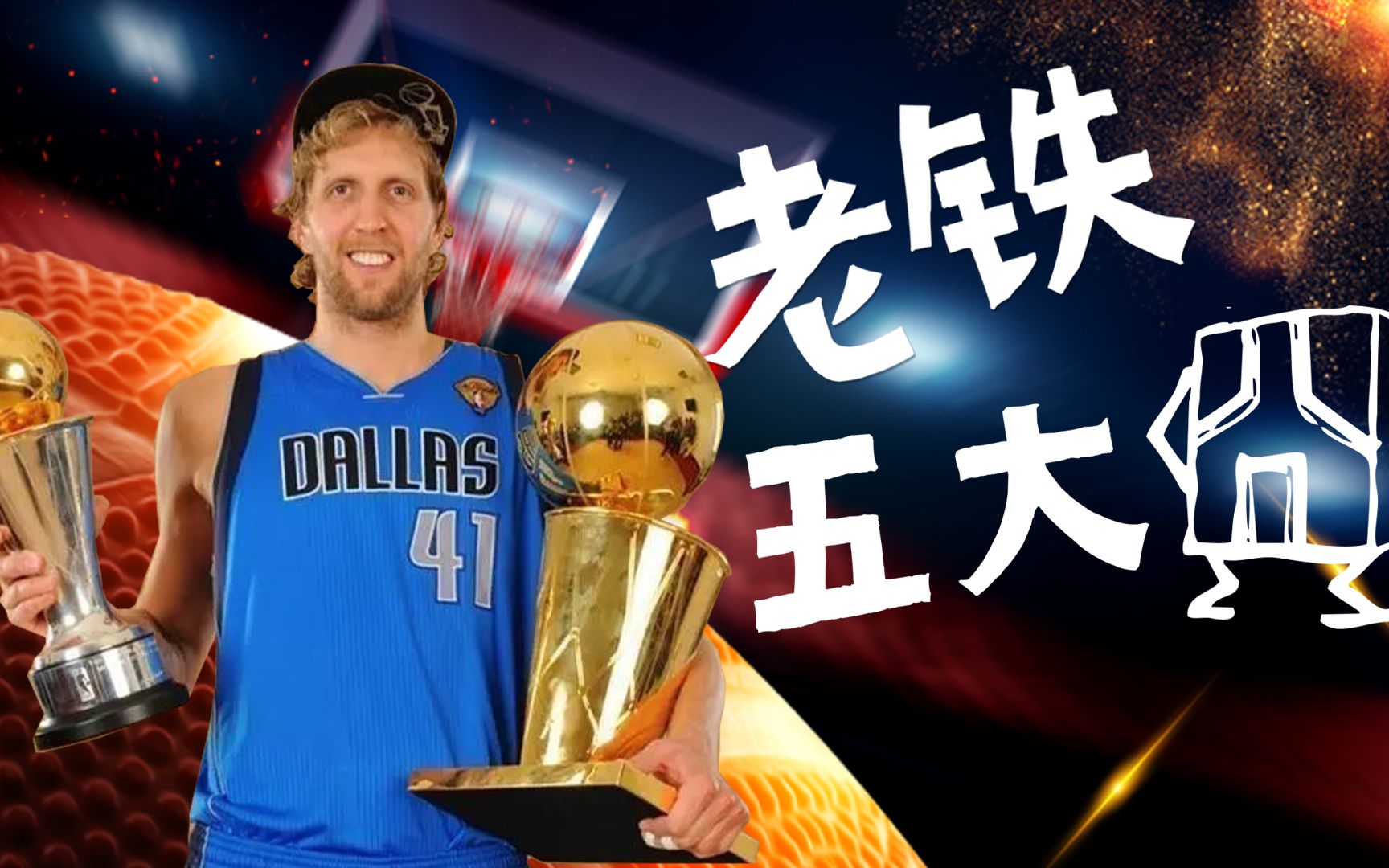 NBA五大囧:＂金鸡独立＂诺维茨基!天王跨界被迫营业哔哩哔哩bilibili