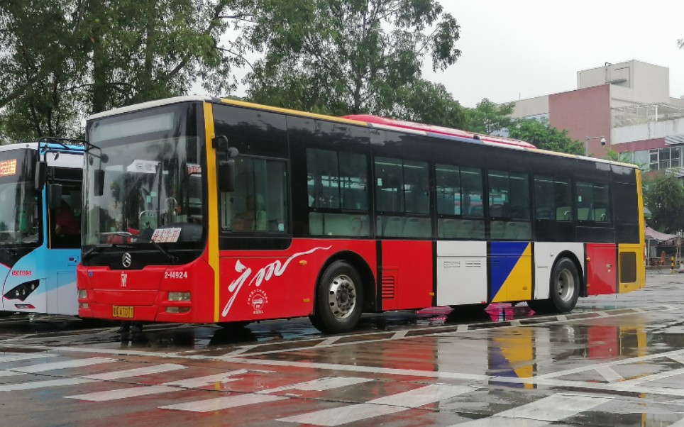 云乘车广州公交新福利巴士179路厦门金旅xml6125jhevg5cn1运行录影