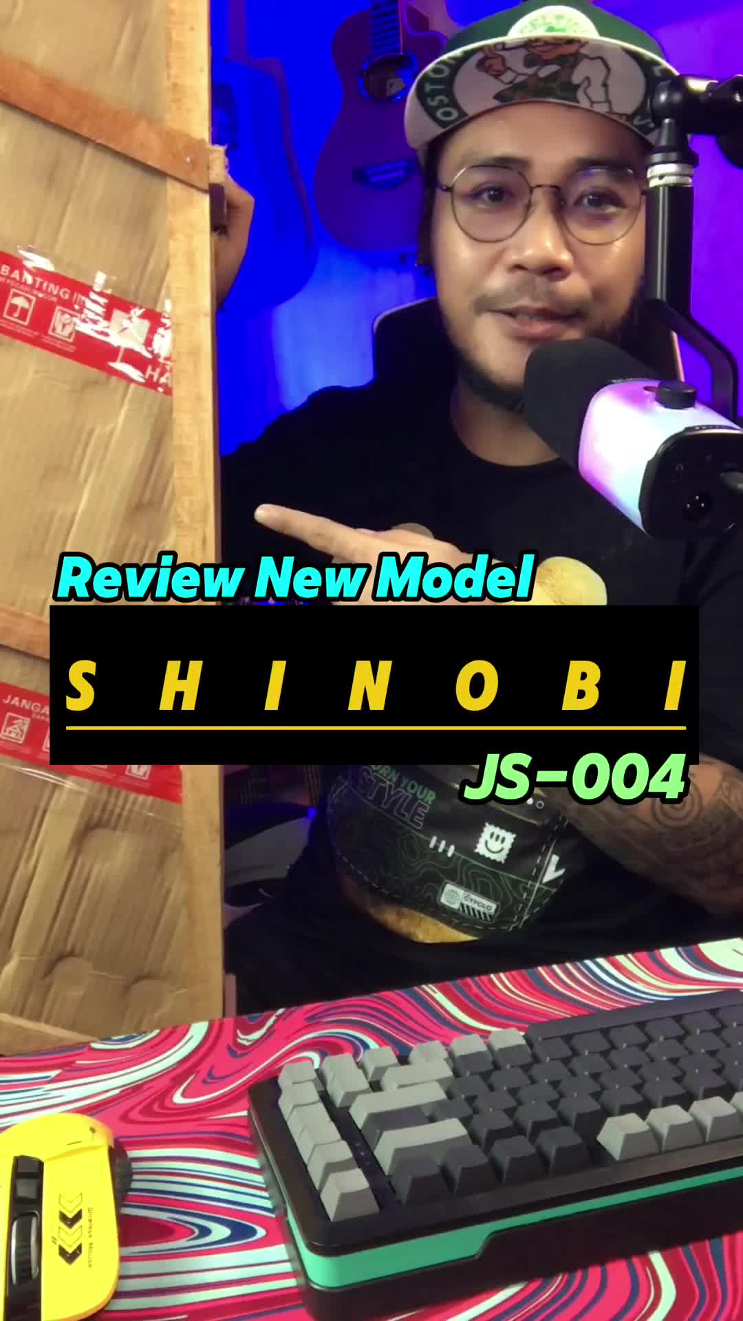 Shinobi JS 004 Sudah Rilis,ini adalah model ke dua dari gitar shinobi,melalui vi哔哩哔哩bilibili