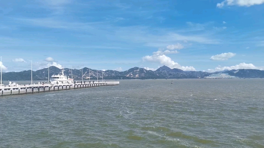 【华为mate20手持摄影】深圳湾视角看香港元朗流浮山_哔哩哔哩_bili