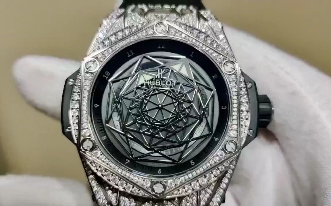 【wwf】宇舶大爆炸系列刺青全钻款式,45mm,功能完全对版原装,最高版本