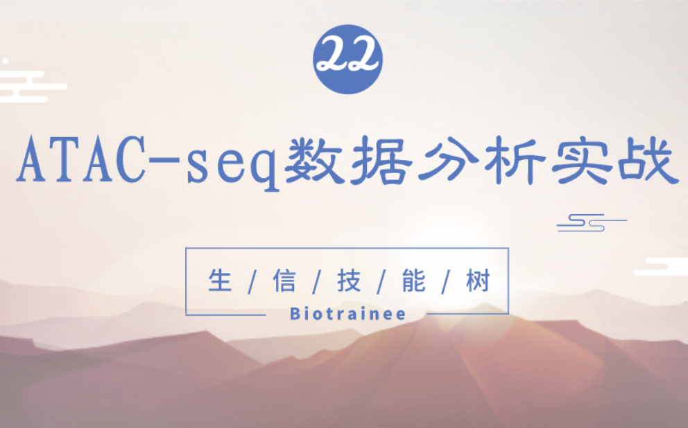 ATACseq数据分析实战哔哩哔哩bilibili