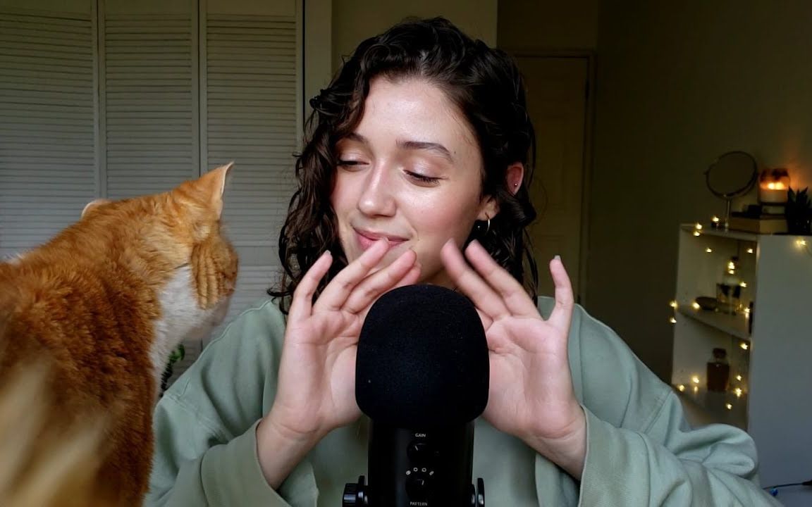 【jocie b助眠】cat cuddles & lovin  (purring, treat smacking