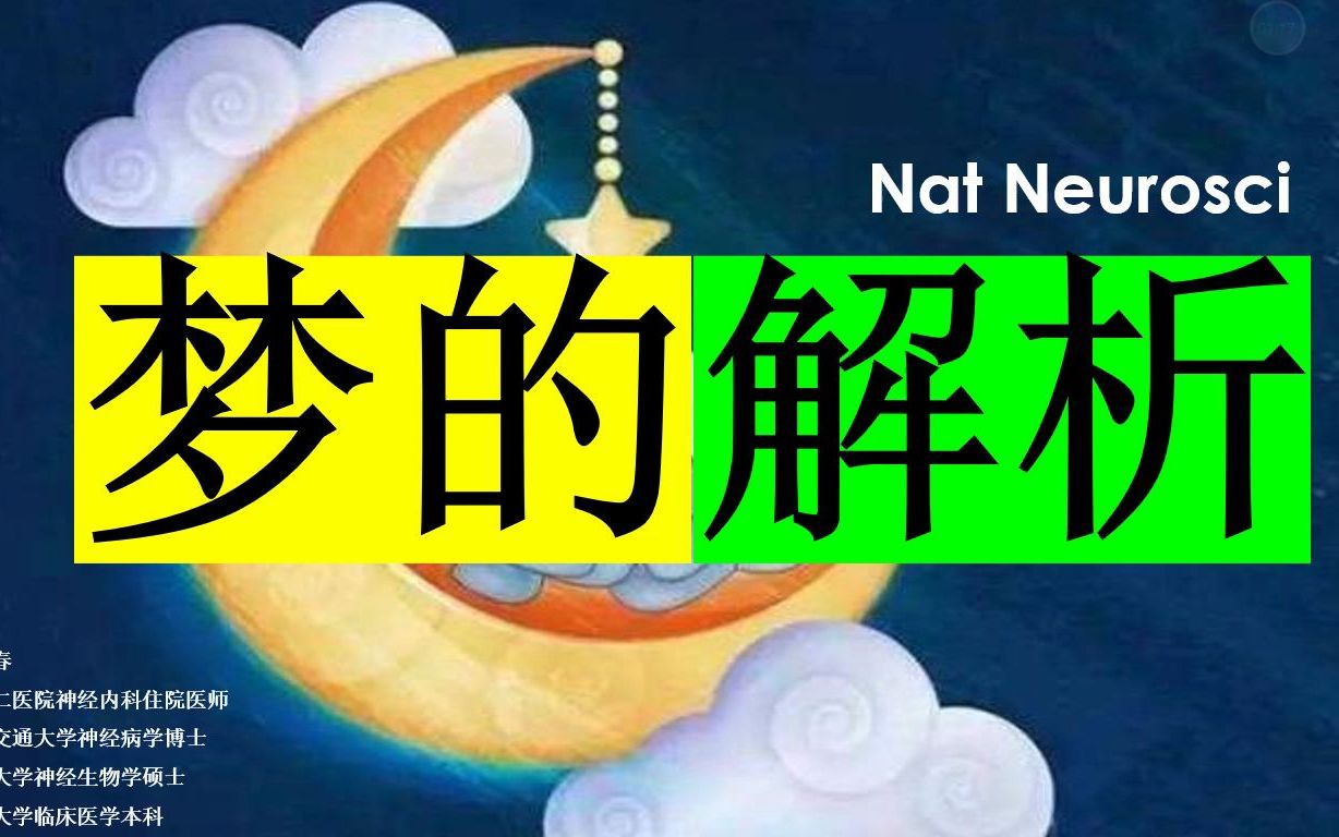 Nature Neurosci—梦的解析哔哩哔哩bilibili